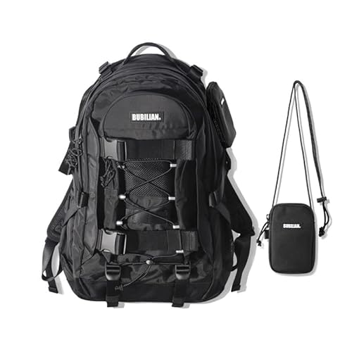 [バビリアン] 【公式】 Deluxe Backpack 37L Black Unisex 韓国 リュックサック バッグ 多機能 大容量 ノートパソコン 収納 通勤 出張 旅行 通学 メンズ/レディース 人気 おしゃれ カジュアル リュック [並行輸入品]