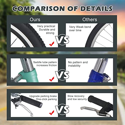 Barbella 20/24/26 Inch Adult Tricycle 7 Speed 3 Wheel Bike Adult Trikes, Three-Wheeled Bicycles Cruise Trike With Basket For Seniors, Women, Men For Recreation Shopping #TOP3