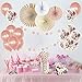 Rose Gold Birthday Party Decorations Supplies Set-(50 pc) - Confetti Balloons 12 in- Perfect for Girls Birthday Baby Bridal Wedding Shower Engagement Graduation Celebration Bachelorette