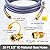 98523 97352 Natural Gas Conversion Kit Compatible with Monument Grills Model 41847NG 77352NG & Denali 605,Convert Your Grill from Propane to Natural Gas,10 Ft 1/2" ID Natural Gas Hose