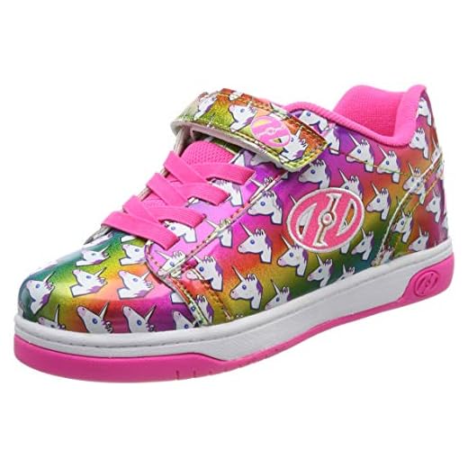 Heelys Dual Up X2, Zapatillas, Multicolor (Rainbow/Unicorn Rainbow/Unicorn), 35 EU