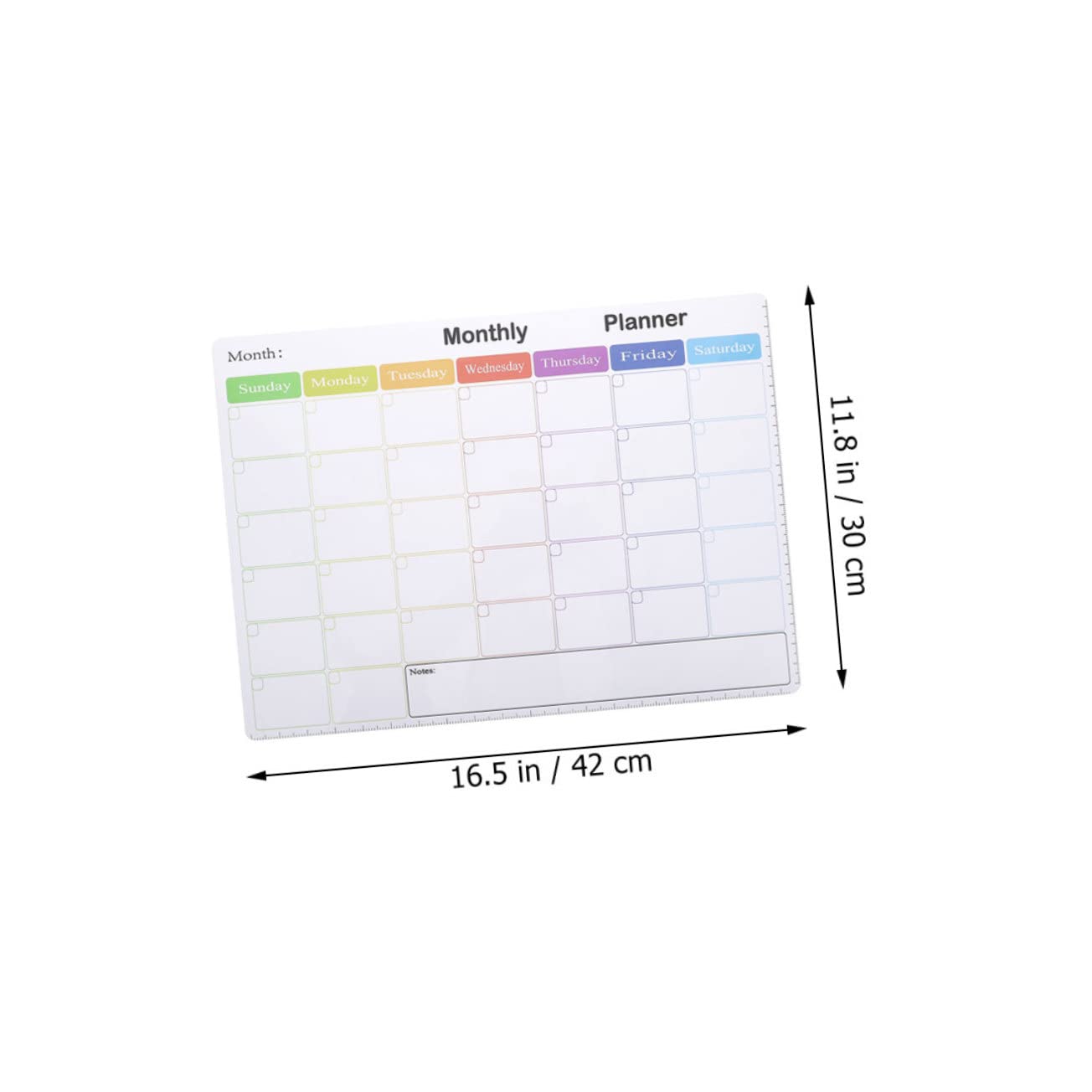 STOBOK 2stücke Magnetische Kühlschrank-whiteboard Kühlschrankkalender Whiteboard-kalender Trocken Abwischbar Magnetischer Kühlschrankkalender Kalender-whiteboard