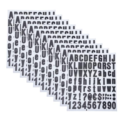 Gadpiparty �X�֎󂯔ԍ��X�e�b�J�[ 10������ PVC�f�� �ϋv�������Ɛ����̔S�����x�� ���O�p���[���{�b�N�X�ԍ��\���V�[�� �I�t�B�X ���� �A�p�[