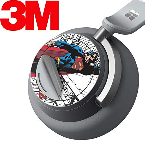 Skinit Decal Audio Skin Compatible with Surface Headphones - Officially Licensed DC Comics Superman Flying Over City Pose Design
