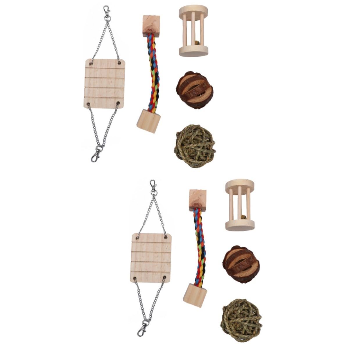 Angoily 2sätze Hamster Spielzeug Set Teilig Aus Holz Kauball Für Gesunde Zähne Lustiges Und Lehrreiches Spielzeug Für Hamster Und Kleintiere Für Käfige Und Beschäftigung