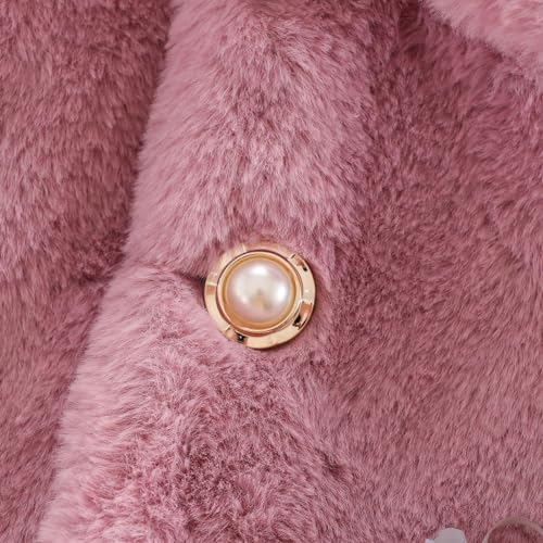 Newborn Cute Bow Fleece Coat Girl Winter Faux Fu𝐫 Shaggy Jacket Infant Baby Fuzzy Warm Butterfly Trendy Outwears3