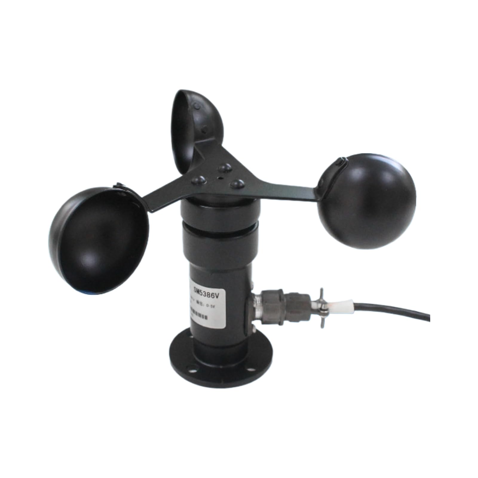 485 Grúa torre de monitoreo corriente tres tazas con sensor anemómetro(Lower out 4-20mA current)