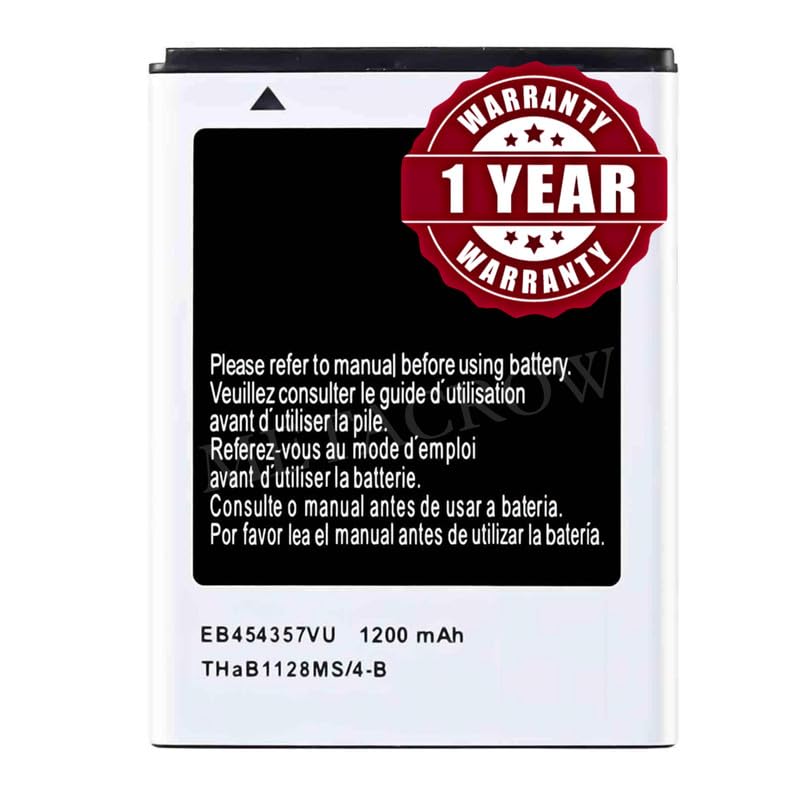 Image of Original EB454357VU Battery Compatible for Samsung Galaxy Y S5360 - (1200mAh) - 1 Year Warranty BC45