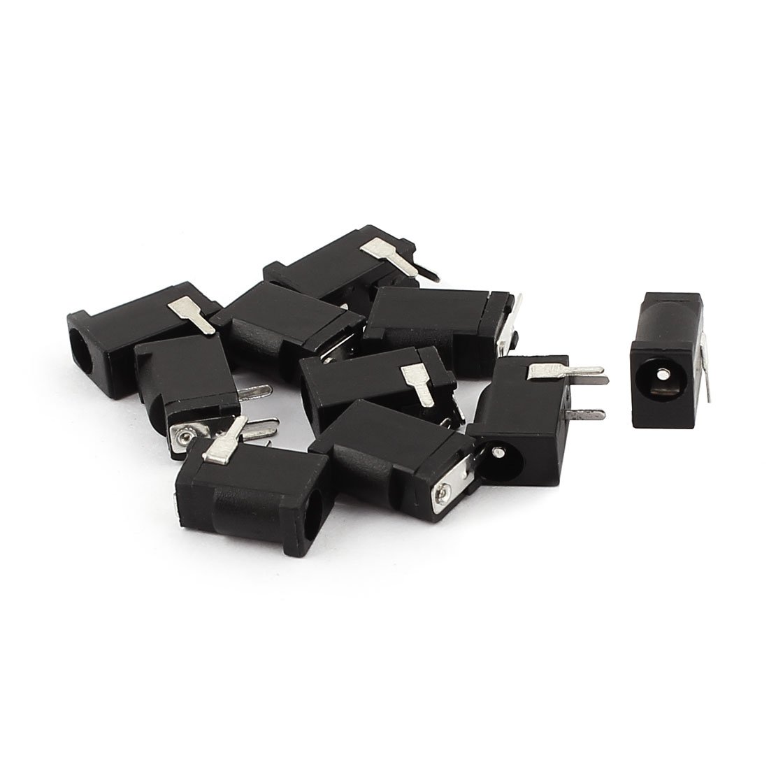 uxcell A15012900ux0246 10 Piece 3 Pin PCB Mount 3.5x1.3 mm Female DC Power Jack Socket Connector