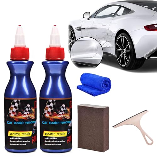 Cera para reparación de rayones en autos 2 piezas miniatura 1