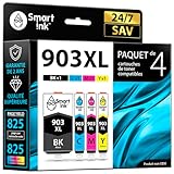 La Toute Dernière Version de Puce : les cartouches Smart Ink sont équipées de la version de puce la plus récente et fonctionnent parfaitement avec toutes les imprimantes compatibles, incluant les imprimantes dotées des derniers Firmware