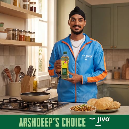 Image of JIVO Canola Cold Pressed Edible Oil 1+1 Litres | Cooking Oil for Daily Use, Ideal for Roasting, Frying, Baking & All Types of Cuisines | Cold Pressed Oil for Cooking (Pack of 3)