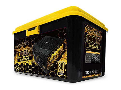 RAIDMAX RX-1000AE-B 80 Plus Gold Certification Acquired Semi Plug 
