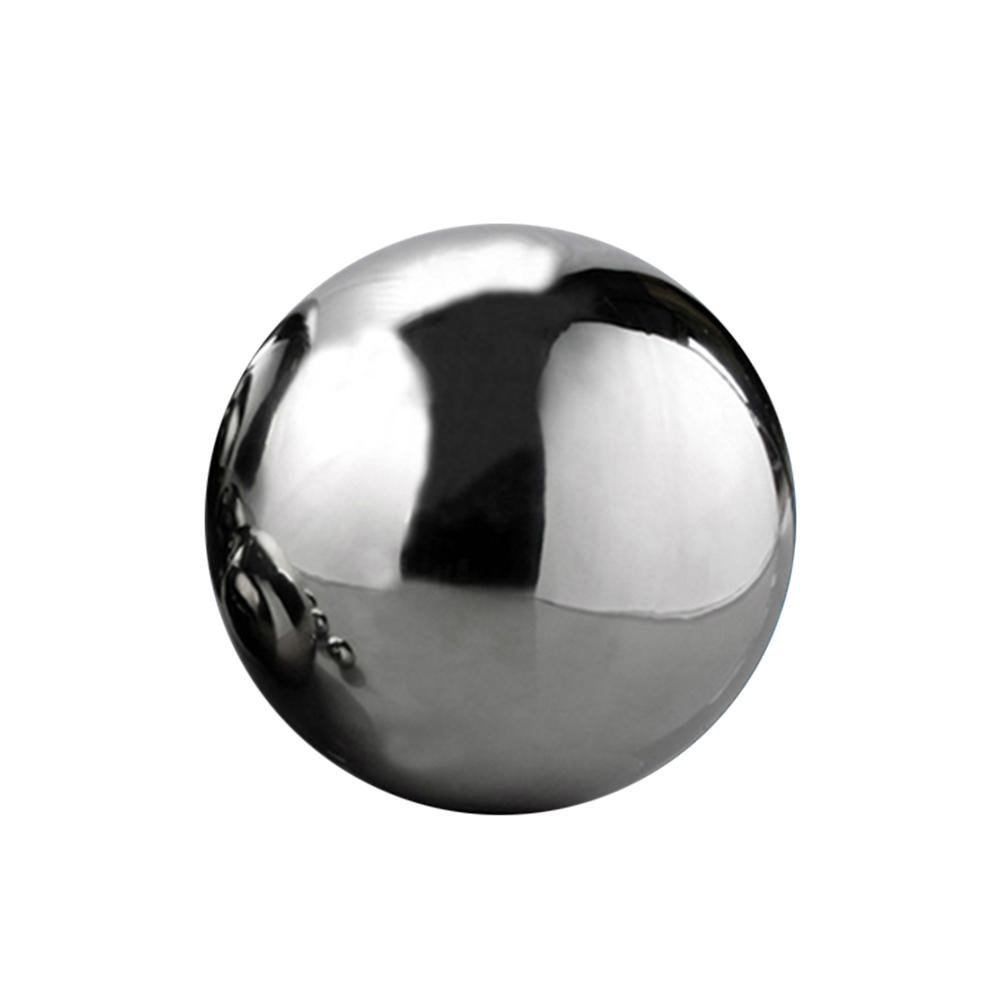 Sfera Cava lucidata a Specchio - Sfera Fissa in Acciaio Inossidabile 304 - Sfere galleggianti per laghetti - per Decorazioni Ornamentali da Giardino di casa (300mm)