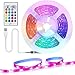 2M Striscia LED Musicale, TASMOR LED Striscia Retroilluminazione TV USB 5050 RGB Striscia di luce Sync con Musica, Luci Led 16 colorate e 4 Modalità Dinamiche Strisce Luminosa a LED per TV, Festa