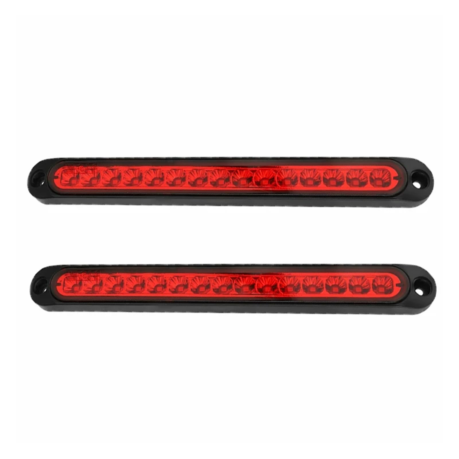 Tira Rojas Remolque 2 Uds. 16 Pulgadas 11 Y 15 para Estacionamiento Señal Giro Traseras Freno Accesorios para Automóviles Luz de Frenos