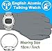 FIVE SENSES Atomic! Talking Watch - Sets Itself Senses Metal Easy-to-Read Talking Watch (Silver)
