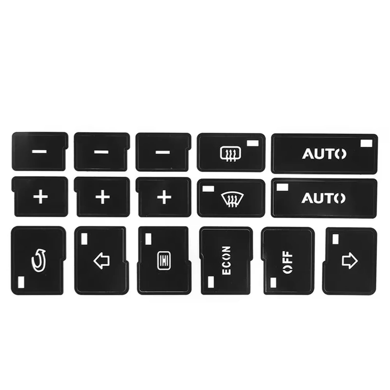Button Trim Compatible with A4 B6 B7 2000 2001 2002 2003 2004 Car Air Condition AC Climate Control Button Repair Stickers Decals Styling Decors