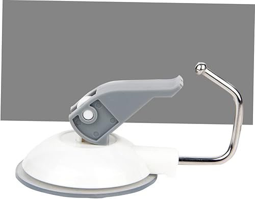 Miniatura 8 de Zerodeko 3 piezas de ventosas resistentes con ganchos para ropa, ventosas de PVC transparente, ganchos de ventosa al vacío, ganchos de ventosa para