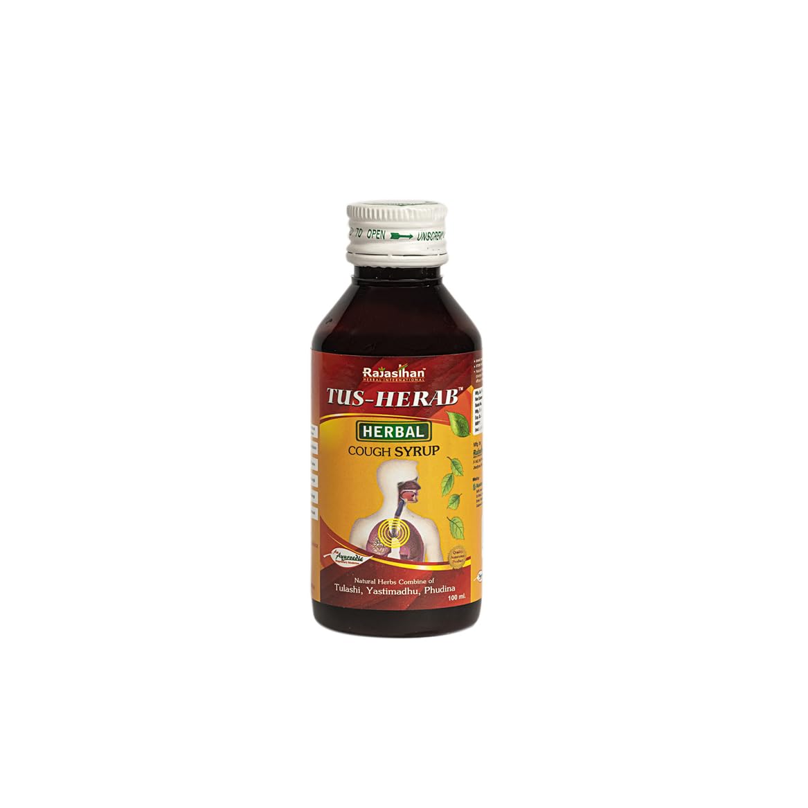 TUS - HERAB by Rajasthan Aushdhalaya - 100ml - For Wet & Dry Cough - Non Drowsy Formula (B0C3LVZFTG) Amazon Price History, Amazon Price Tracker