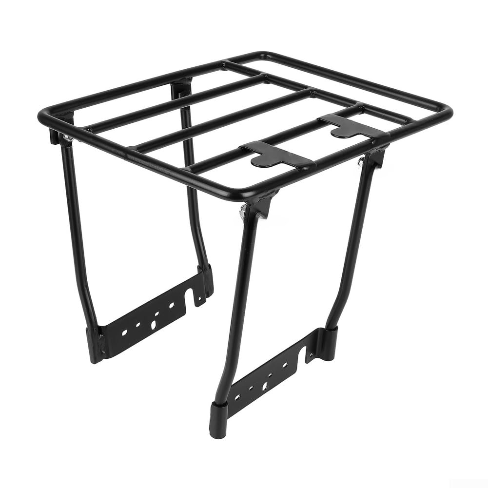 Für Ninebot G30 Max Elektroroller Heckträger Faltbarer Gepäckträger aus Aluminiumlegierung Stilvolle Verschleißfeste Gepäckablage Einfache Installation Schwarz