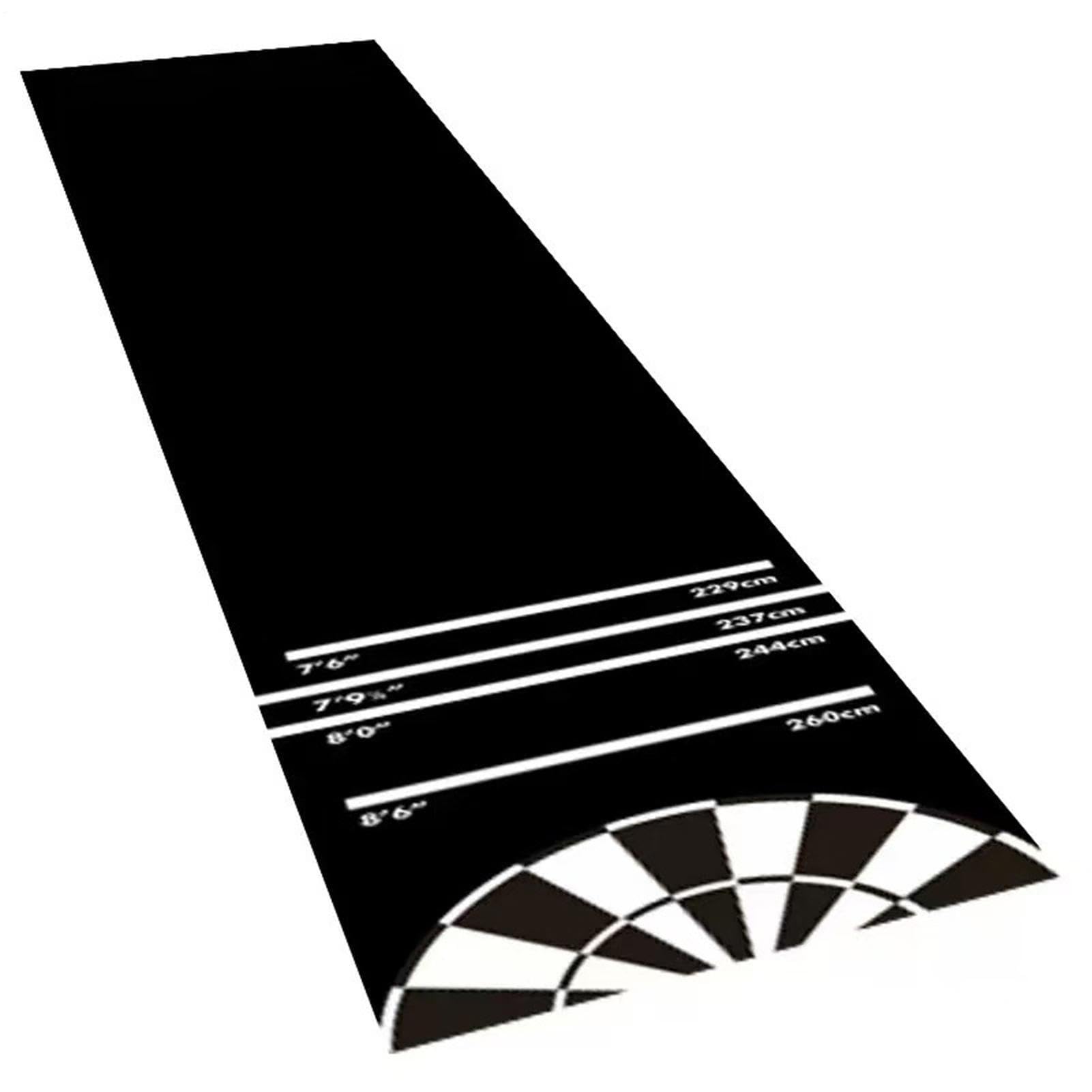 Générique Dart Board Mat for Floor | 300x34cm Heavy Duty Non-Slip Rubber F́loor Protection Ḿat -f́Or Steel & Soft Tip Darts | F̀Or Home Recreation Room Party Entertainment Gatherings Outdoor Game