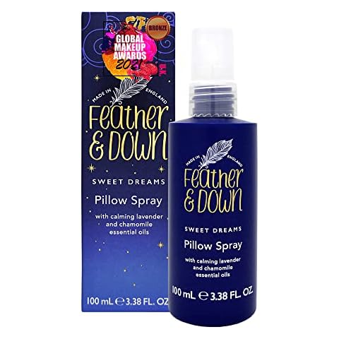 Feather & Down Sweet Dream Pillow Spray (100ml) No.1 Bedtime Pillow Spray. An infusion of Lavender & Chamomile essential oils, encouraging calm, tranquility and a restful nights sleep Cover