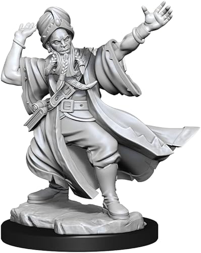 Miniatura 5 de D&D Frameworks Human Wizard Male - Sin pintar y sin ensamblar