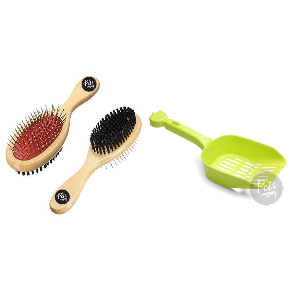 The Pets Company Dog Brush Double Sided Comb for Dogs and Cats, Large & The Pets Company Cat Litter Scooper (B0B8ZP6Q3S) Amazon Price History, Amazon Price Tracker