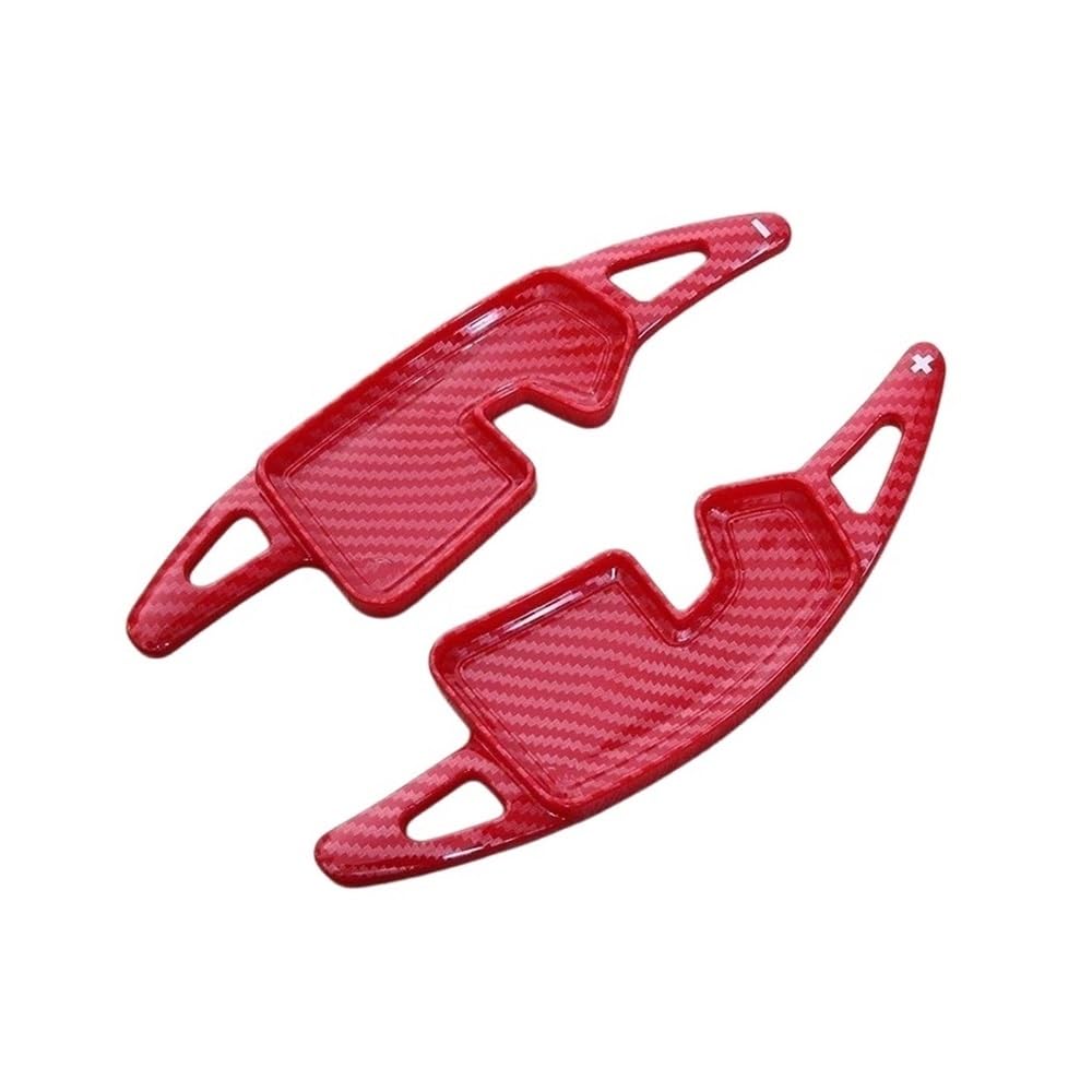 Lace2t Carbon Fiber Red Car Shift Paddles Car Steering Wheel Shift Paddle Extension For 5 Series 2024-2025 For X3 2025 For X1