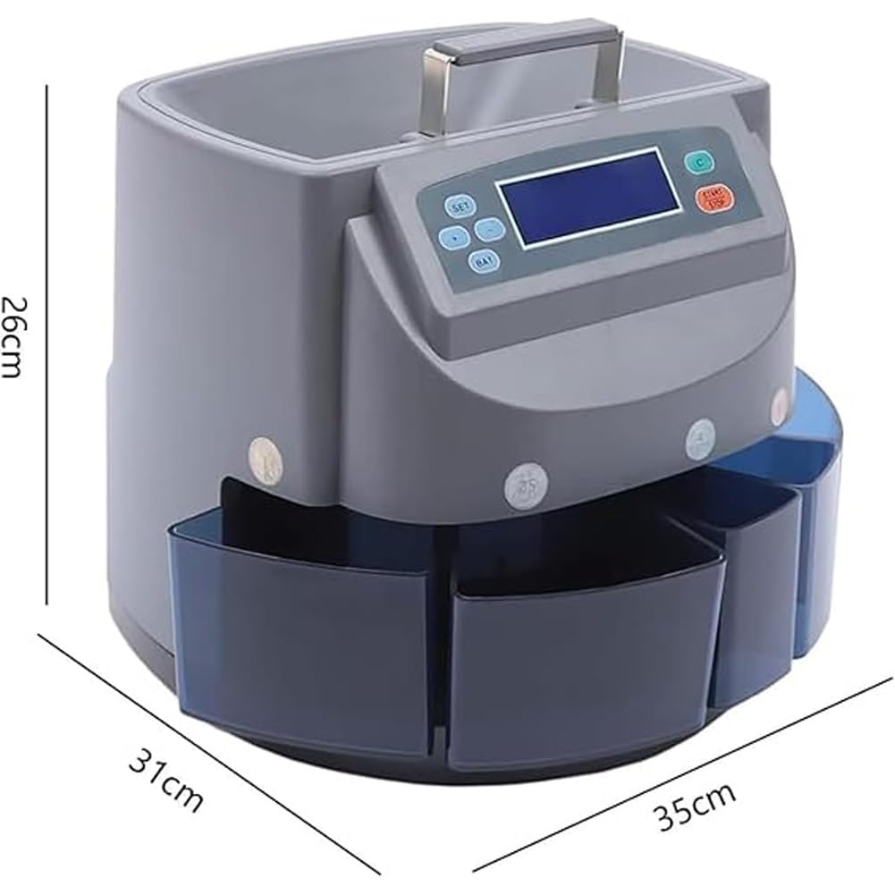 Conta monete, selezionatrice elettrica di monete, selezionatrice conta monete elettronica, macchina selezionatrice conta monete, 150 monete/min Macchina conta monete selezionatrice con pannello