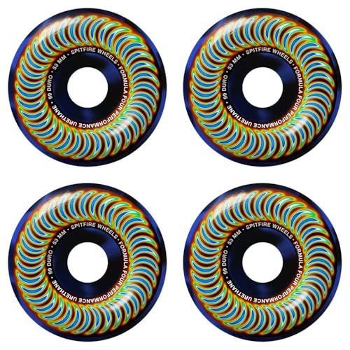 Spitfire Xsbgt@CA EB[ F4 99 CLASSIC RADIOACTIVE BLACK/BLUE SWL 53mm