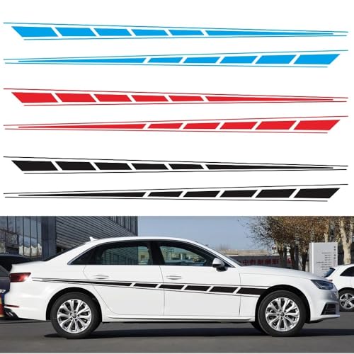 Lot de 2 autocollants pour pare-chocs de voiture Lanshui : film vinyle tuning universel - 3