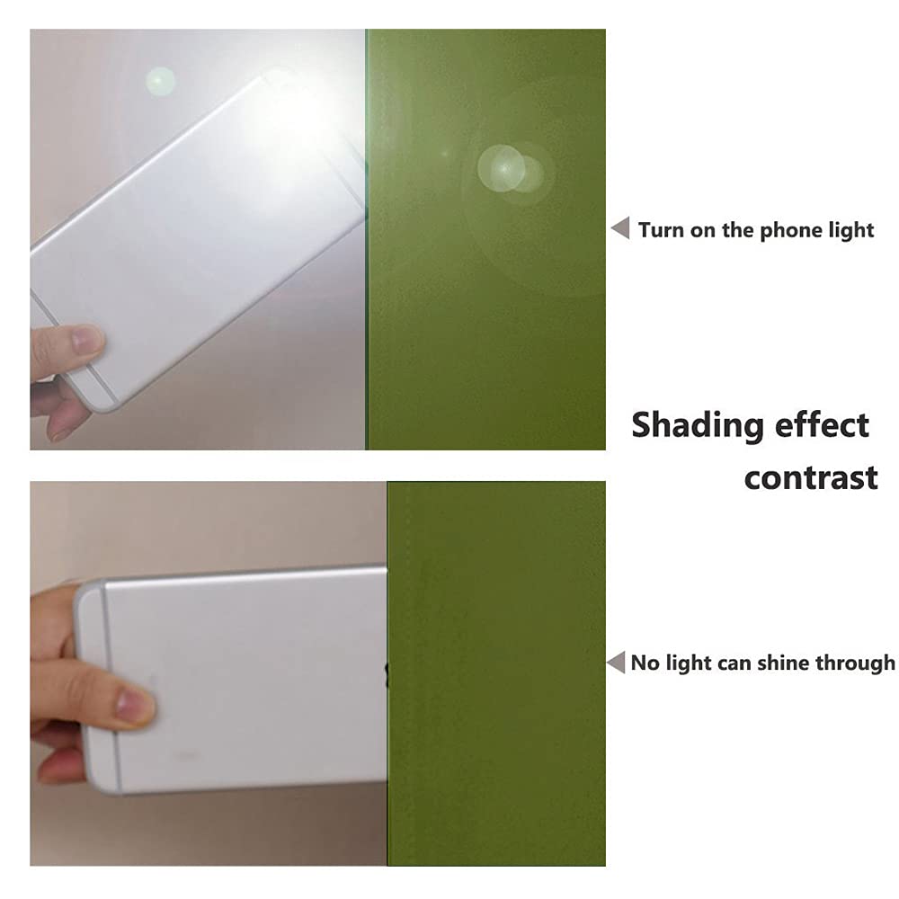 NICETOWN 100% Blackout Curtain Set, Thermal Insulated & Energy Efficiency Window Draperies for Guest Room, Full Shading Panels for Shift Worker and Light Sleepers, Olive Green, 52W x 84L, 2 PCs