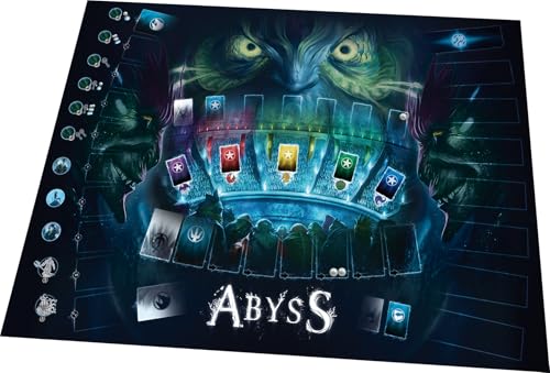 Asmodee - Bombyx - Abyss PLAYMAT - Tapis de Jeu en Caoutchouc - Format 110 x 80 cm - Jeux de...