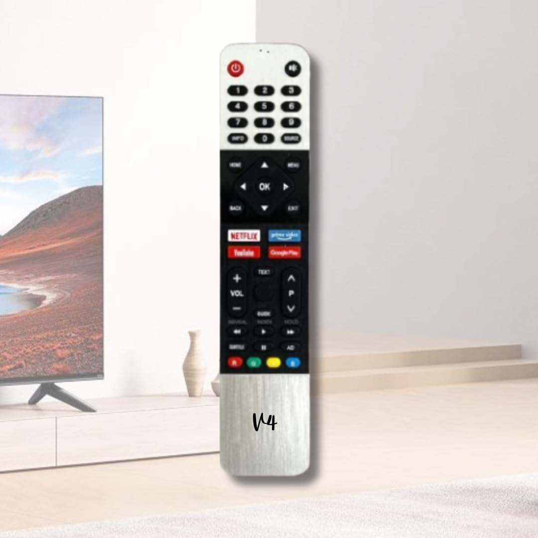 V4® Compatible for Thomson Tv Remote Original Suitable for Smart Android 4K LED UHD OLED HD Thomson Television with OTT Hotkeys - Infrared Non Voice Command Remote Control (B0CGW2L7ZP) Amazon Price History, Amazon Price Tracker