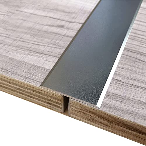 T-Förmige Übergangsleiste 90cm Selbstklebend - Bodenverbinder Für Teppich & Fliesen Im Holzdesign
