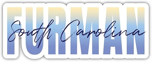 Furman South Carolina Souvenir - Imán de 4 pulgadas