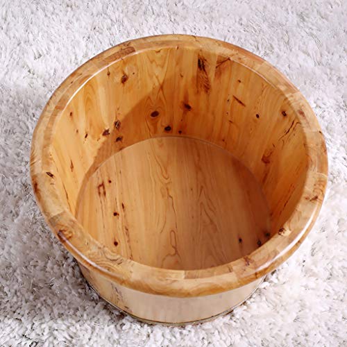 Baño de pies de madera de cedro para pedicura miniatura 6