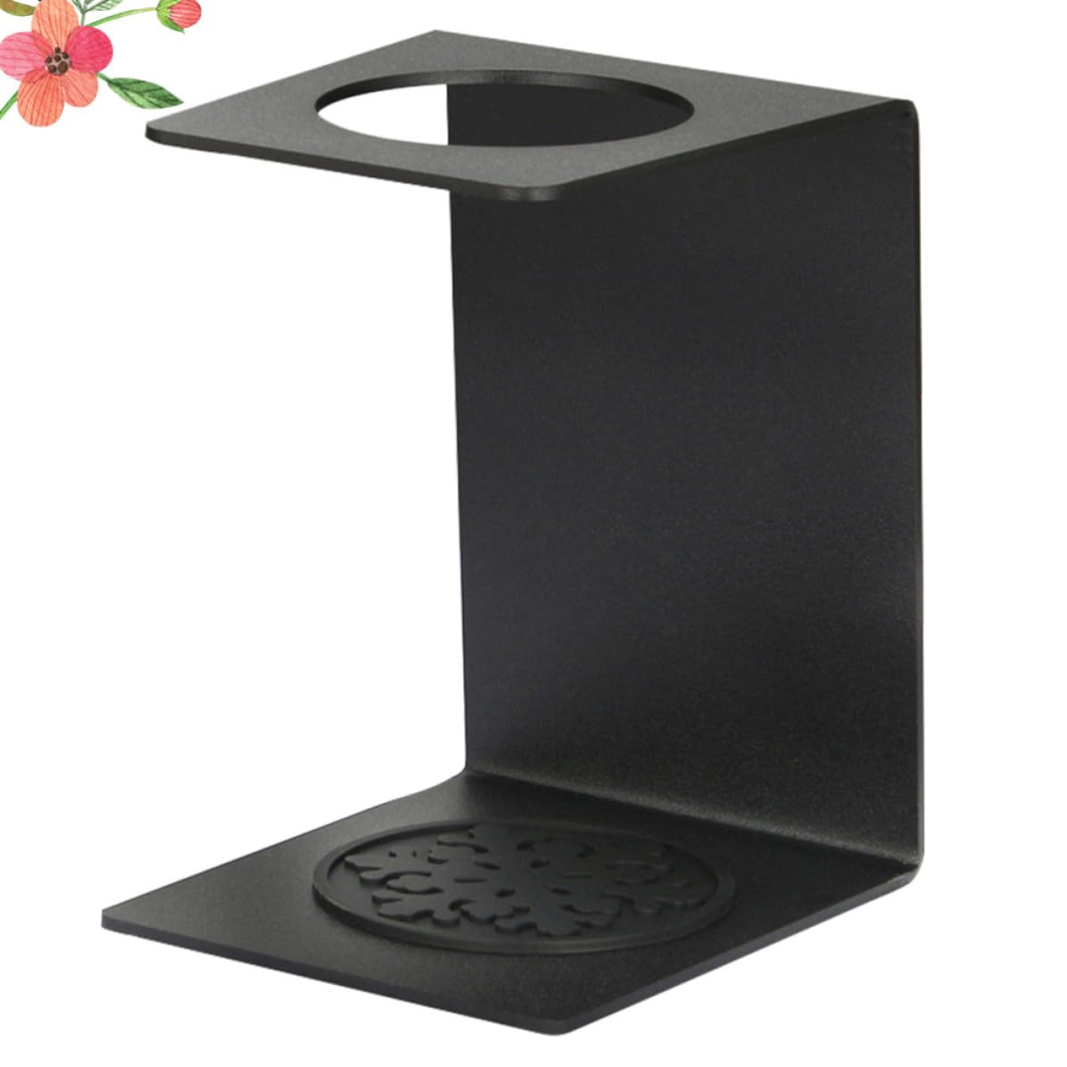 COHEALI Robuster Kaffeefilterhalter aus Metall in Schwarz Kompakter Filterbecherhalter für Kaffeezubehör zum Aufbewahren und Brauen Einer Tasse Kaffee