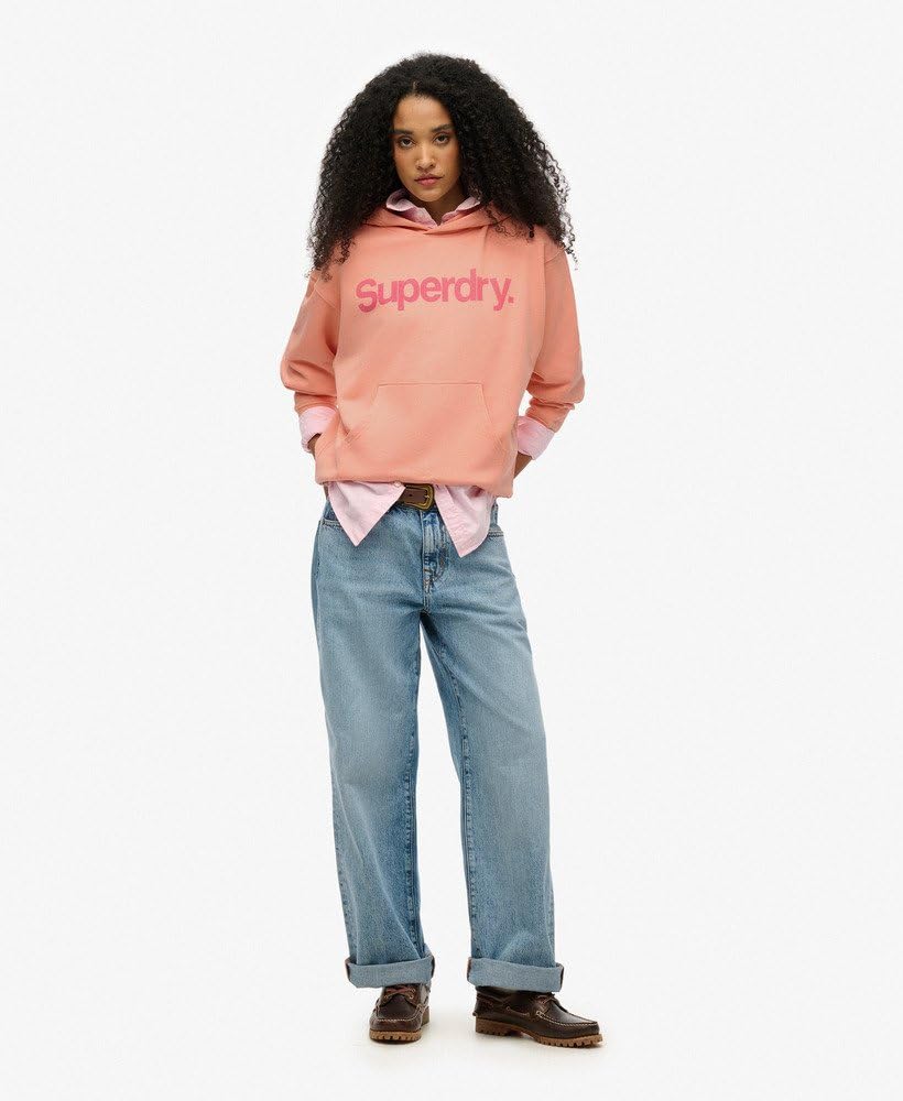Superdry Sweat à capuche Core City pour femme avec logo