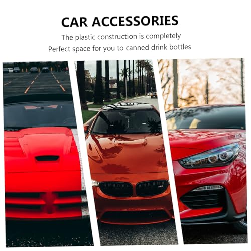 Portavasos doble para coche SUPVOX, plástico, negro miniatura 7