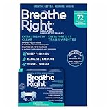 Breathe Right Nasal Strips - Extra Strength - CLEAR - 72 Clear Strips