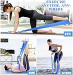 Bandes de résistance, 5 Strengths Bandes élastiques pour l'exercice, Bandes d'entraînement pour la physiothérapie, Bandes de stretch pour la construction musculaire, l'entraînement de la force, le yoga, Pilates pour les femmes et les hommes