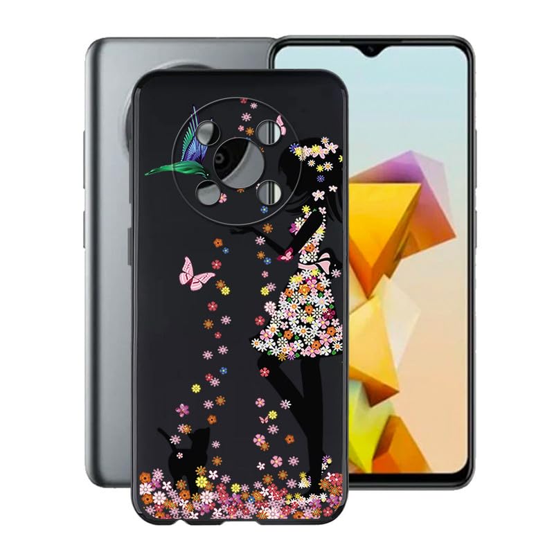 WXPPJ Custodia per ZTE Blade A73 5G Cover, Trasparente Silicone TPU