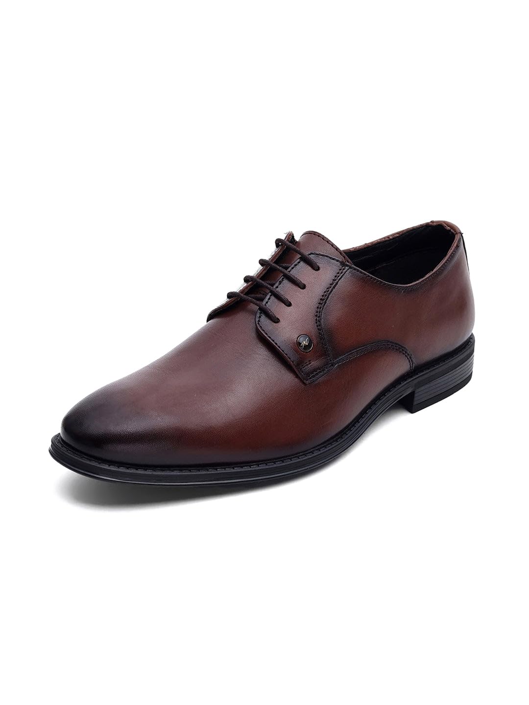 monte carlo Men Black Lace Up Genuine Leather Formal Derby-picture-40