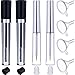 Produktbild 8ml Mascara Leerrohr mit Stab Wimpertusche Container Flasche, 7 ml Transparent Eyeliner Tube Fläschchen mit Kautschuk Einsatz und Trichter Set für Rizinusöl
