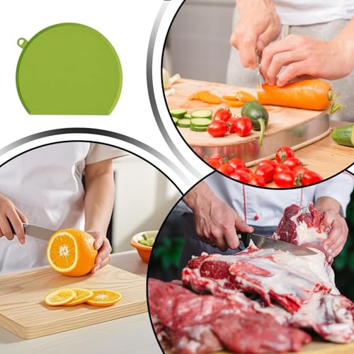 Tablas de cortar para cocina que evitan mezclar sabores: alfombra de corte de doble cara 5