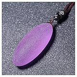 ZTBH Tschechischer Meteorit 1 stücke Natürlich Tschechischer Meteoriten Meteoriten Energie Stein Bunte Meteoritenanhänger Unregelmäßige Form Anhänger Kristallschmuck (Color : Purple)