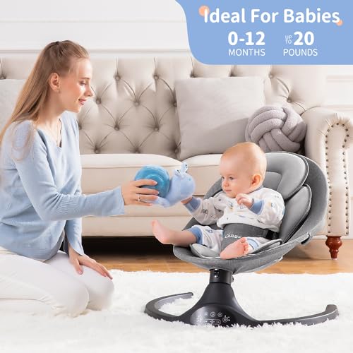 Larex BB006K Baby Swing For Infants | Electric Bouncer For Babies,Portable Swing For Baby Boy Girl,Remote Control Indoor Baby Rocker thumb #6